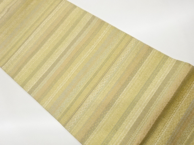 JAPANESE KIMONO / FUKURO OBI / KINSAI / WOVEN STRIPE 